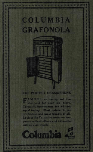 columbia grafonola 1924 ish
