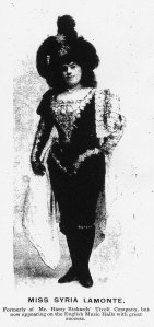 Syria Lamonte,  Melbourne Punch 19 October 1899