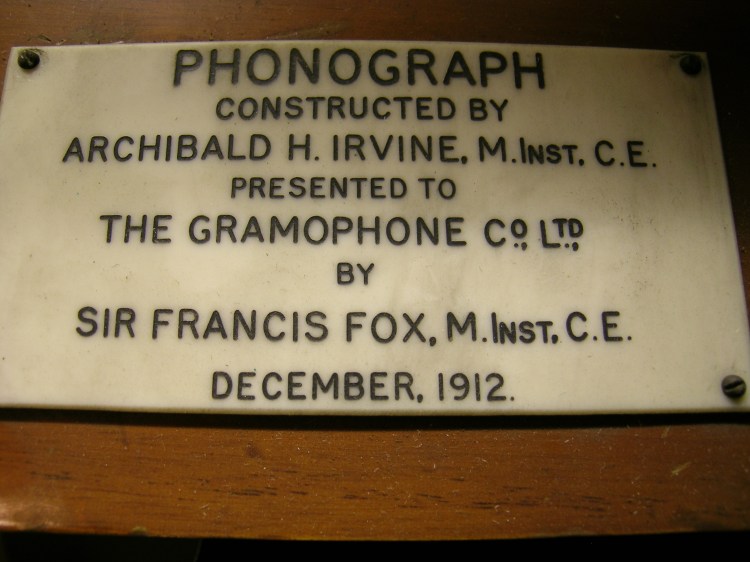 Mystery Object # 3 Answer  Tin Foil Phonograph Copyright courtesy of  EMI  Archive Trust