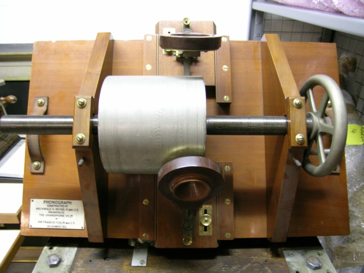 Mystery Object # 3 Answer Tin Foil Phonograph Courtesy of  EMI  Archive Trust