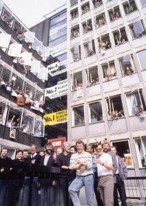 No. 1 Single, No.1 Album and No.1 Video at the EMI Records Manchester Square building in 1987