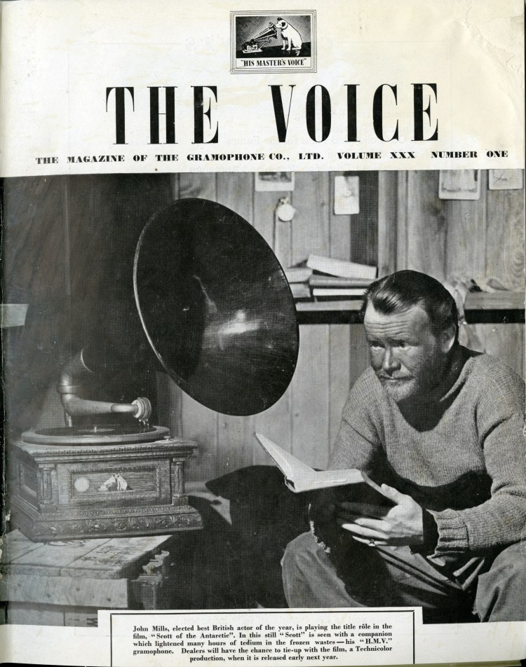 Sir John Mills as Captain Scott in the film 'Scott of the Antartic' 1948